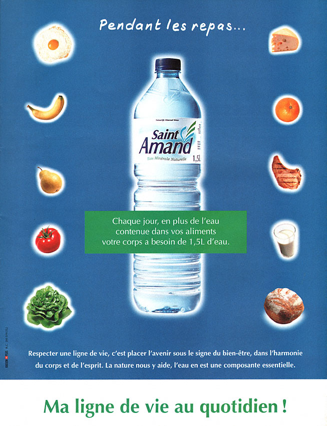 Advert Saint Amand 1998